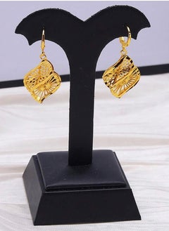 GOLDMAX 21k Gold Plated Necklace & Earrings Jewelry Set For Women  - Image 3
