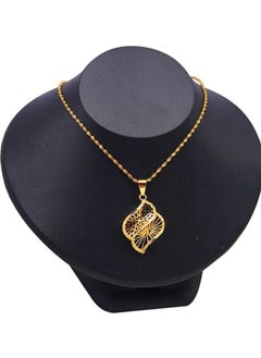 GOLDMAX 21k Gold Plated Necklace & Earrings Jewelry Set For Women  - Image 4