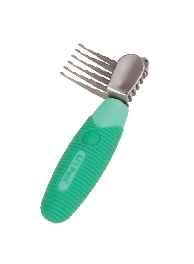 Coastal Pet Li'l Pals Stainless Steel De-Matting Comb - Easy-Grip Handle for Pet Grooming Small Dogs - Image 1