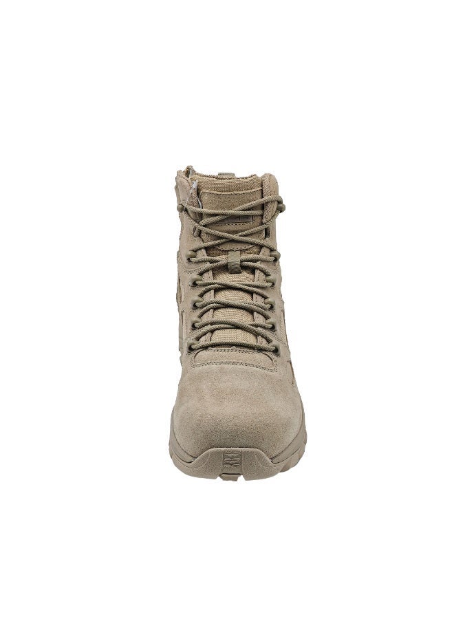 JCB 6" Stealth Tactical Boot with Side Zipper for Men – Desert Tan Combat Military Safety Boot – Composite Toe – JCBT-001 - Image 4