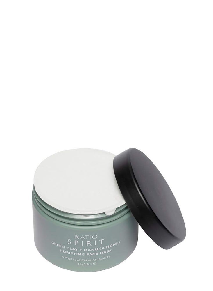 Natio Spirit Green Clay + Manuka Honey Purifying Face Mask 150 g - Image 4