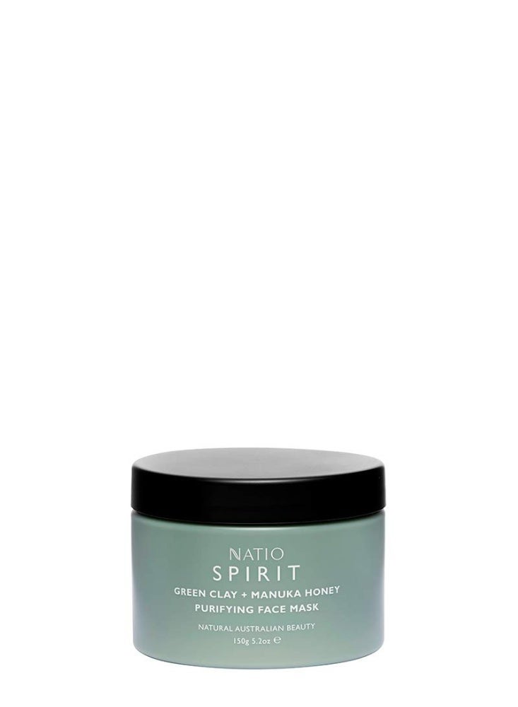 Natio Spirit Green Clay + Manuka Honey Purifying Face Mask 150 g - Image 1