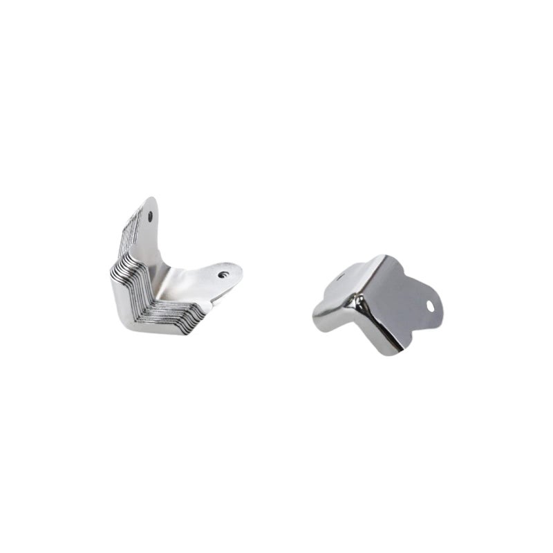 WDONAY 157 Silver Speaker Corners Protector Metal Cabinets Corner Protector Accessories with Mounting Screws for Home Audio Amplifier Stage Case Cabinet Corners Protector 12 PCS
