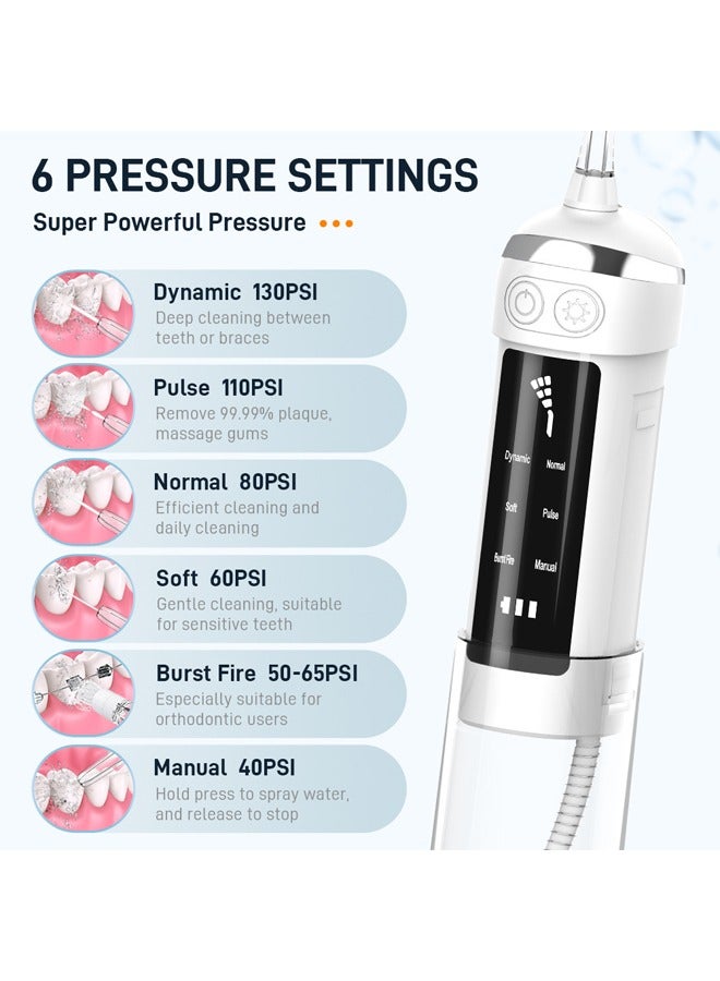 NKX New 6 Speed Portable Electric Toothbrush Outdoor Compact Oral Care Water Flosser - Image 2