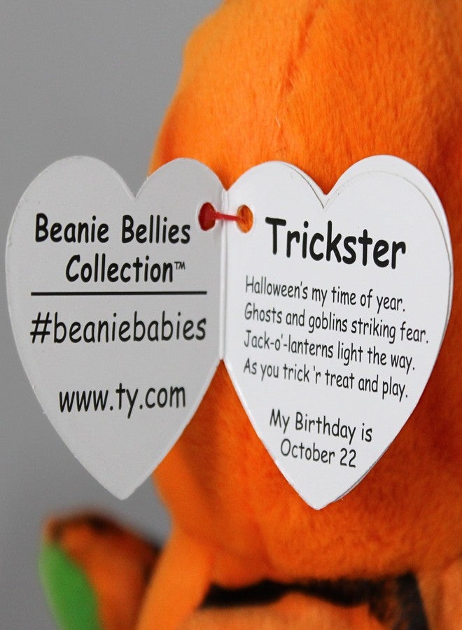 Ty Beanie Bellie Trickster The Pumpkin - 6" - Image 5