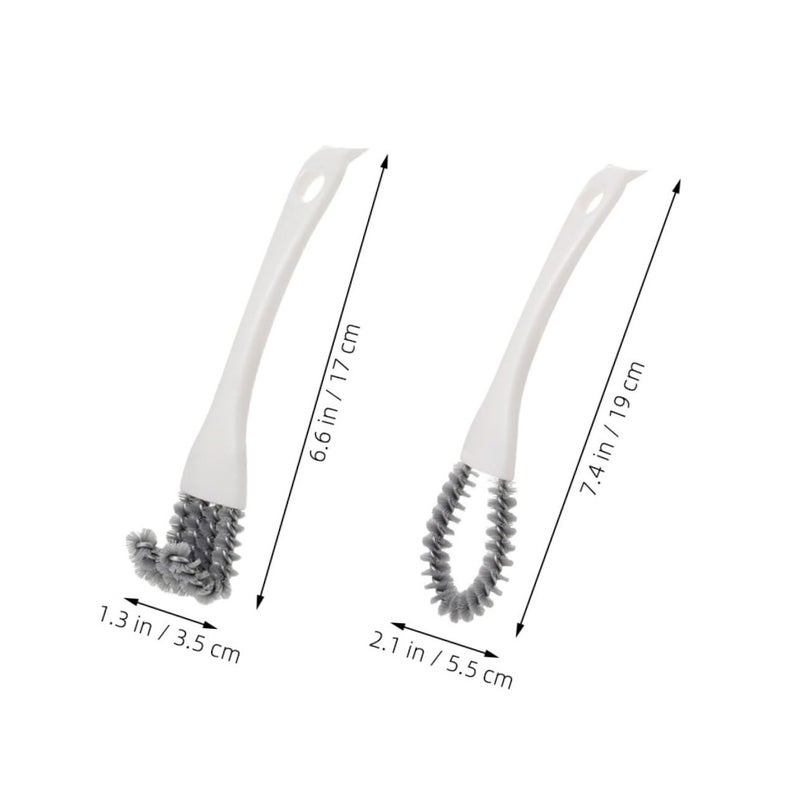 2pcs Multi Function Crevice Cleaning Brush Set for Kitchen Bathroom Tight Spaces - Image 3