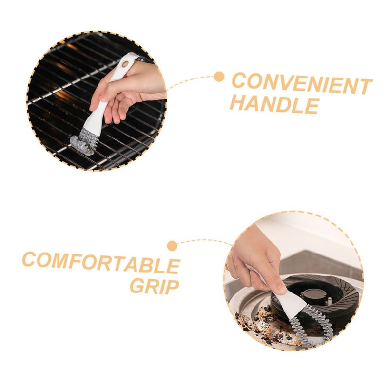 2pcs Multi Function Crevice Cleaning Brush Set for Kitchen Bathroom Tight Spaces - Image 4