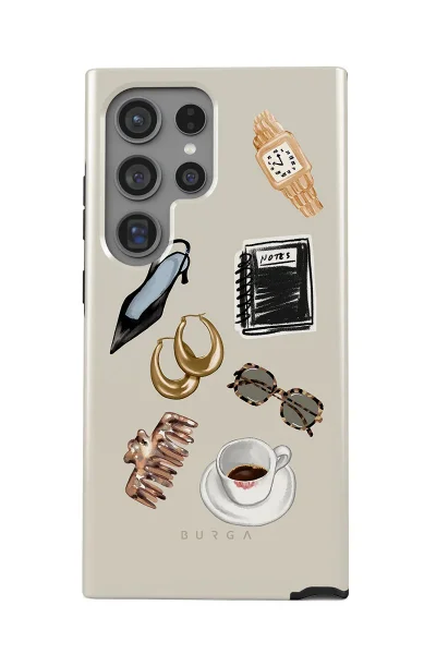 BURGA Samsung Galaxy S24 Ultra Case - Boss Babe For Screen & Camera Protection Printed Case