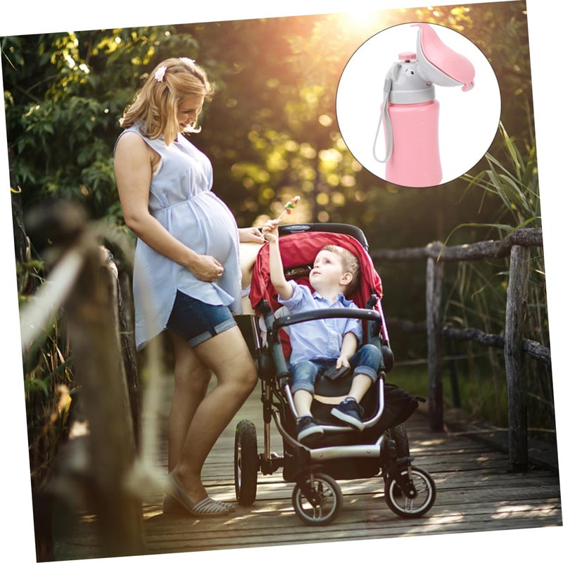 Portable Car Urinal For Boys And Girls Lightweight Travel Toilet Pink For Camping - Image 5