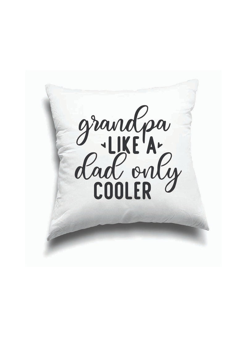 PRINTSHOP4ME Grandpa's Day Special Birthday and Father's Day Throw Pillow 40x40 cm - Perfect Grandfather Gift - Thanksgiving Gift for Grandfather - Grandpa Cushion Cover for Sofa Bed  - Image 1