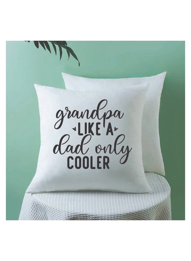 PRINTSHOP4ME Grandpa's Day Special Birthday and Father's Day Throw Pillow 40x40 cm - Perfect Grandfather Gift - Thanksgiving Gift for Grandfather - Grandpa Cushion Cover for Sofa Bed  - Image 4