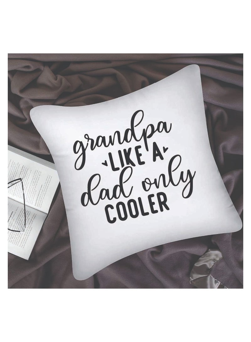 PRINTSHOP4ME Grandpa's Day Special Birthday and Father's Day Throw Pillow 40x40 cm - Perfect Grandfather Gift - Thanksgiving Gift for Grandfather - Grandpa Cushion Cover for Sofa Bed  - Image 5