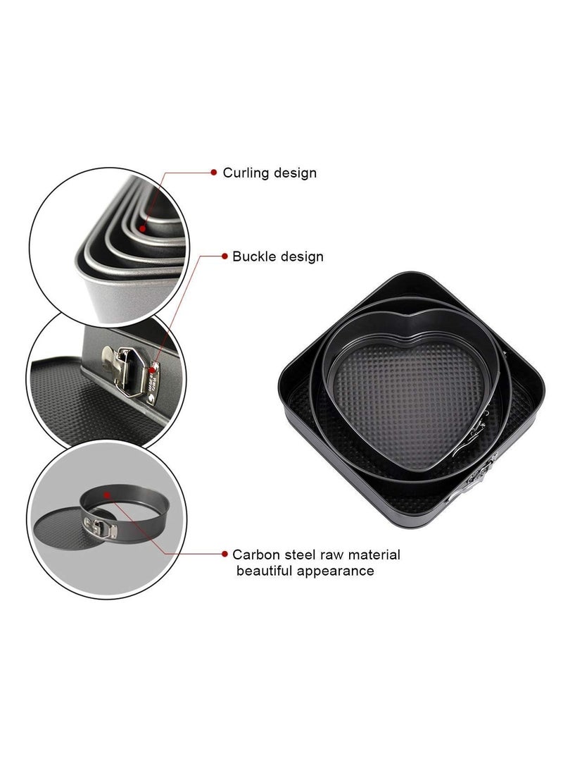 Non-Stick Baking Cake Pan Mold Set for Oven - Multi-Size - Image 2