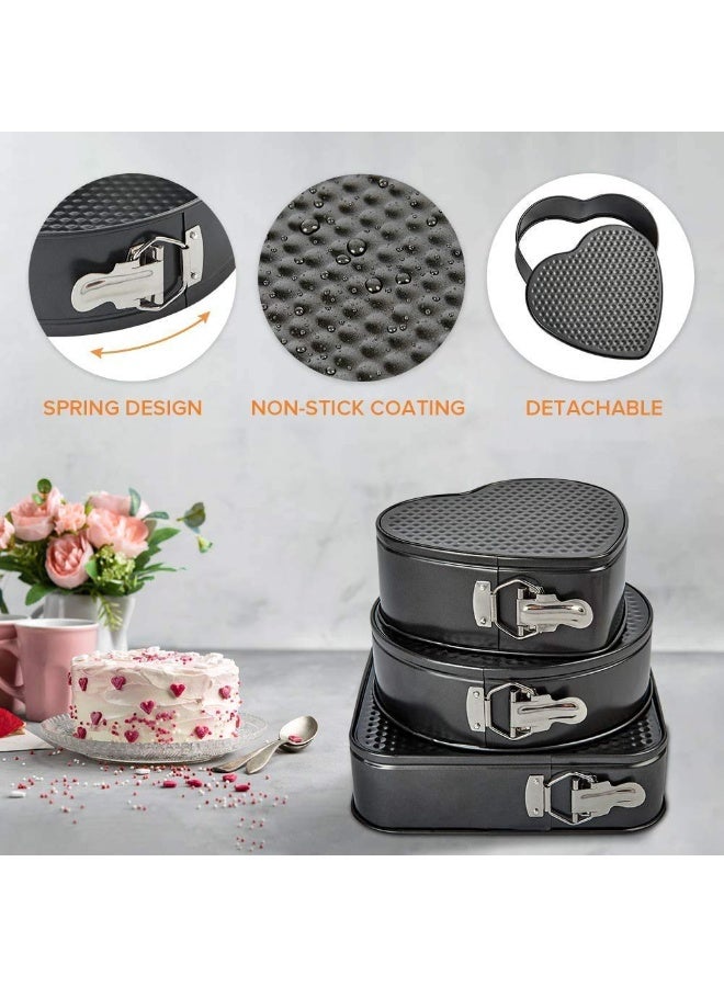 Non-Stick Baking Cake Pan Mold Set for Oven - Multi-Size - Image 4