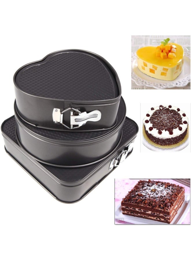 Non-Stick Baking Cake Pan Mold Set for Oven - Multi-Size - Image 1