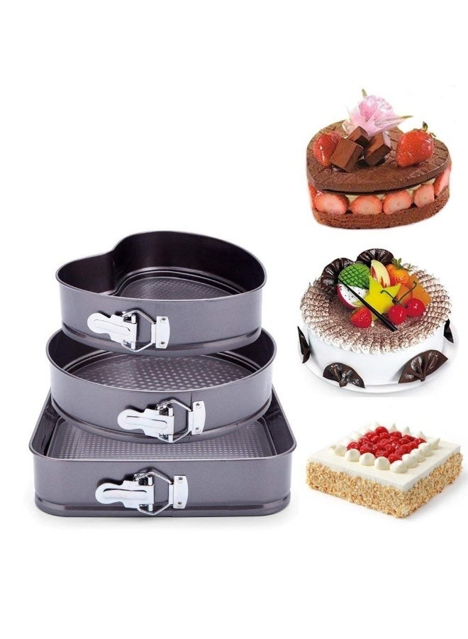 Non-Stick Baking Cake Pan Mold Set for Oven - Multi-Size - Image 5