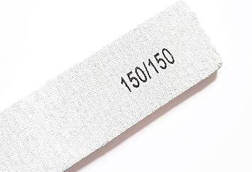 MH 6X Nail Files Zebra Square Rectangle Shape Mixed Grit Double Sided Emery Board Pro File - Image 5