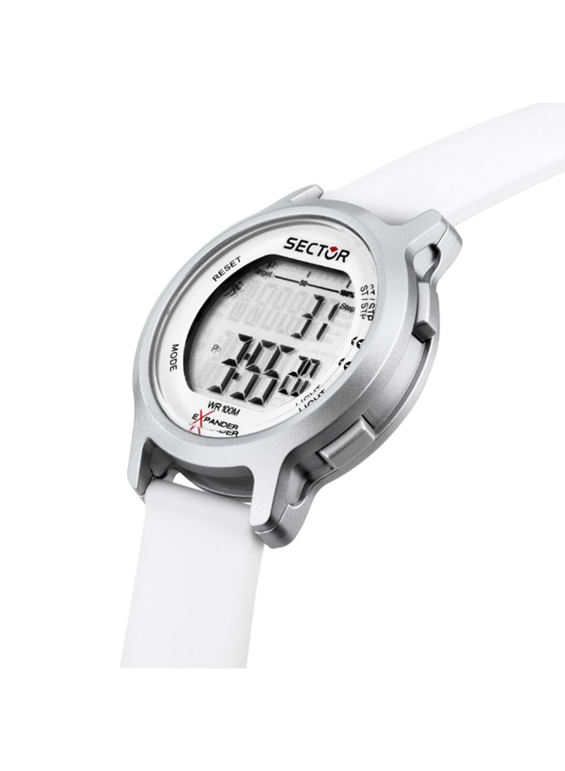 Sector EX-27 43MM DIGITAL WHITE DIAL WHITE ST - Image 5