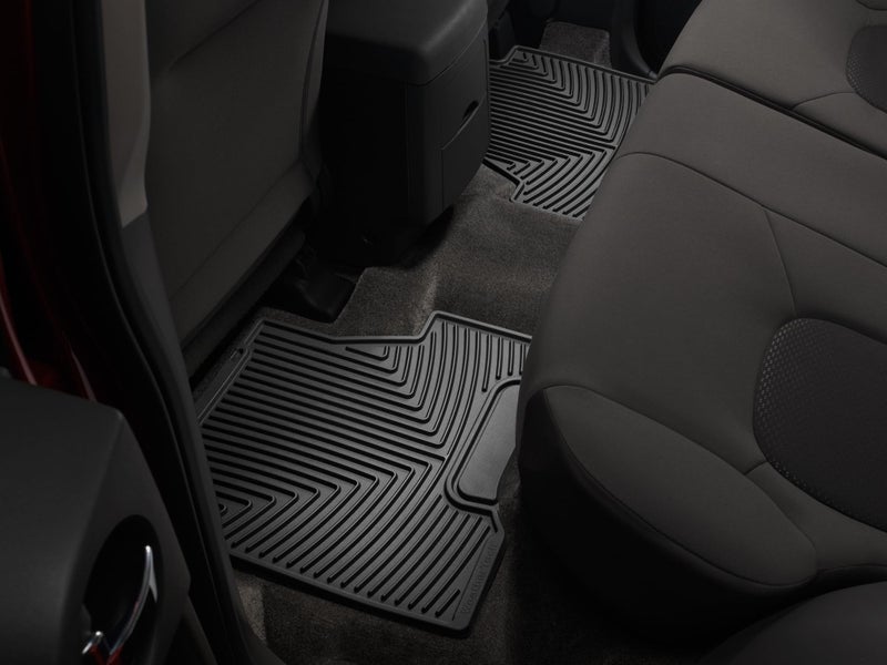 WeatherTech All-Weather Floor Mats for Nissan Xterra, Pathfinder - 2nd Row (W223), Black - Image 2