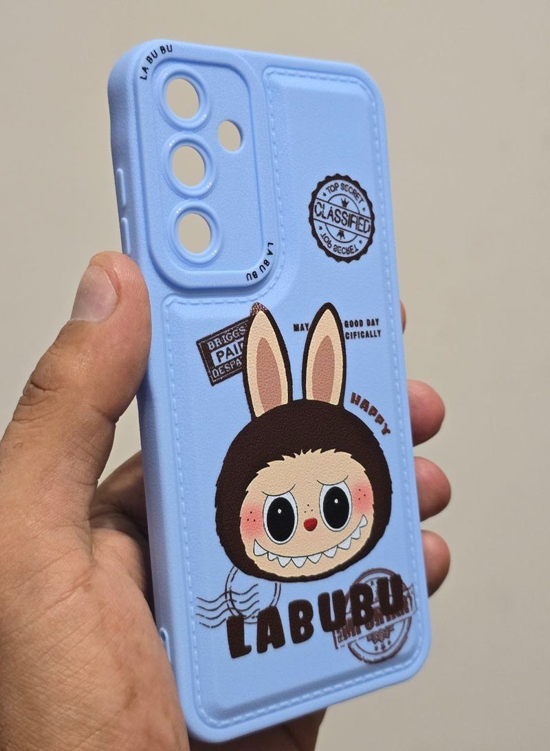Cartoon Back Cover With the Word LABUBU Compatible With The Phone Samsung Galaxy A15 - Image 1