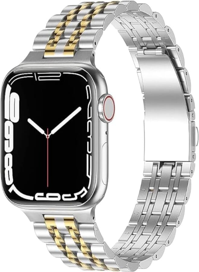 Next store Metal Band Compatible with iWatch 49mm 45mm 44mm 42mm, Adjustable Stainless Steel Replacement Strap for Ultra/Ultra2 iWatch Series 7/6/5/4/3/2/1/8/9, SE