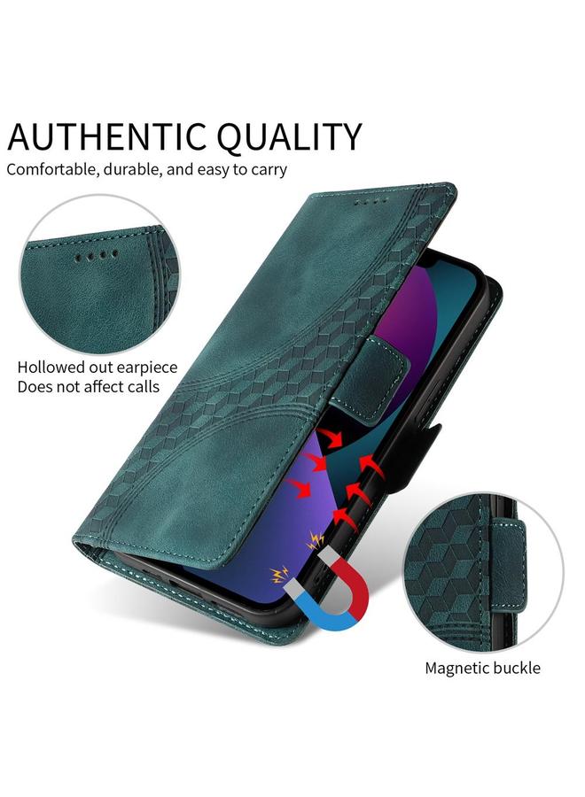 S-TOP Case For Motorola Moto G85 / S50 Neo Embossed Rhombus Starry Leather Phone Case - Image 5