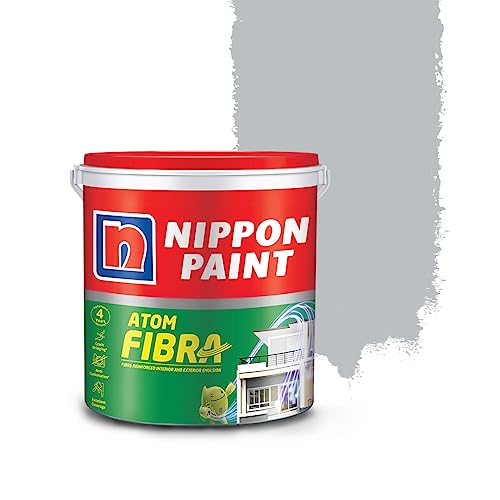 Nippon Paint Atom Fibra 2 In 1 Interior & Exterior Emulsion (Graycloth, 1 L) - Image 1