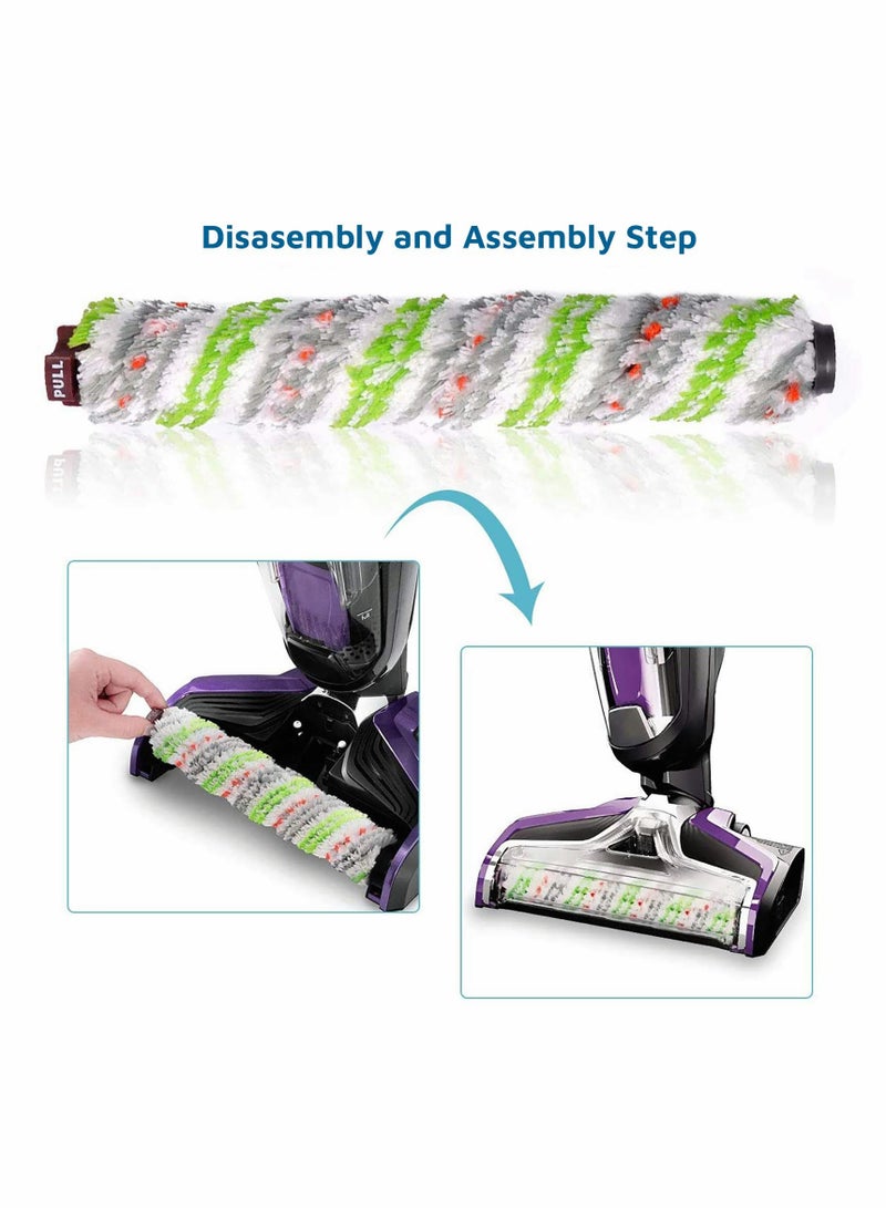 KASTWAVE Replacements Part for All in One Wet Dry Vacuum, KASTWAVE PET PRO and Cordless Accessories (2 Multi-Surface Pet Brush Rolls+2 Filters)  - Image 5