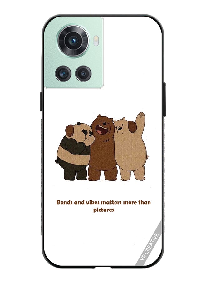 VR CREATIVE Protective Case Cover For OnePlus Ace Bonds And Vibes Matters More Than Pictures Design Multicolour - Image 1