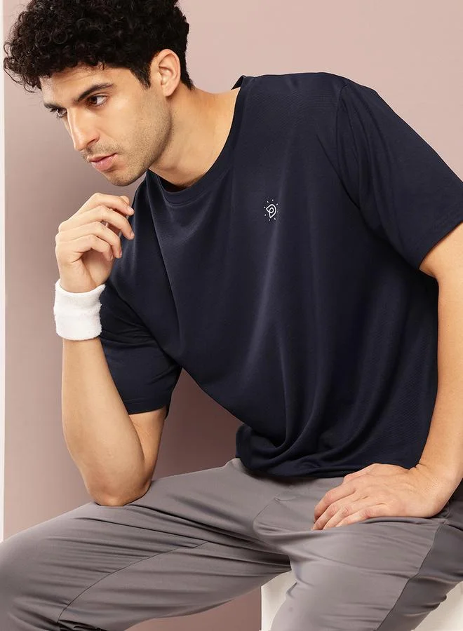 Dillinger Men Basic Round Neck Relaxed T-Shirt