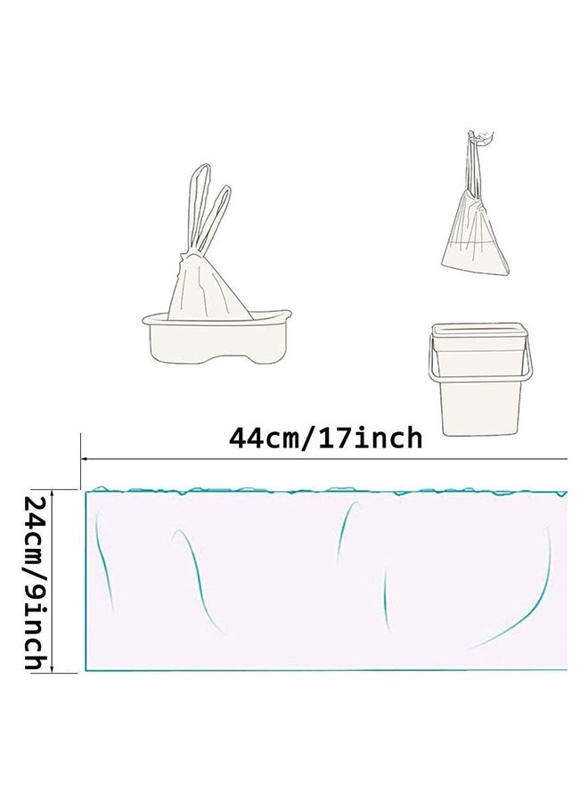 HAVEN 50PCS Portable Potty Chair Liners with Drawstring, Travel Universal Potty Chair Liners with Drawstring Toilet Seat Potty Bags Cleaning Bag for Toddler Potty Toilet Seat Kids Toddler Outdoors - Image 2