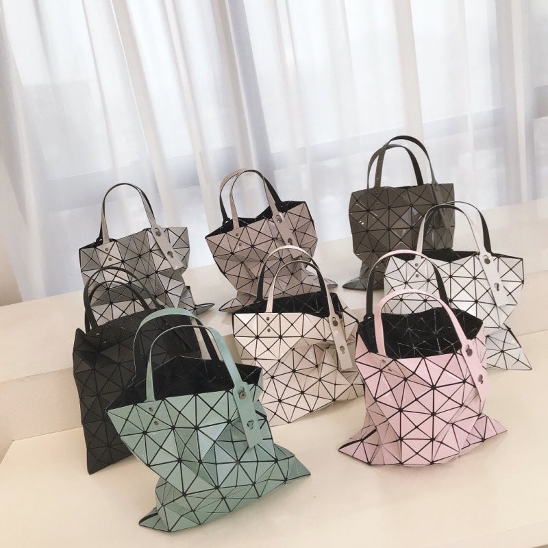 Original Factory'S Same Classic 6*6 Grids Same Background Colorful Frosted Shoulder Bag Satchel Joint Style Painted Graffiti Women'S Bag - Image 5