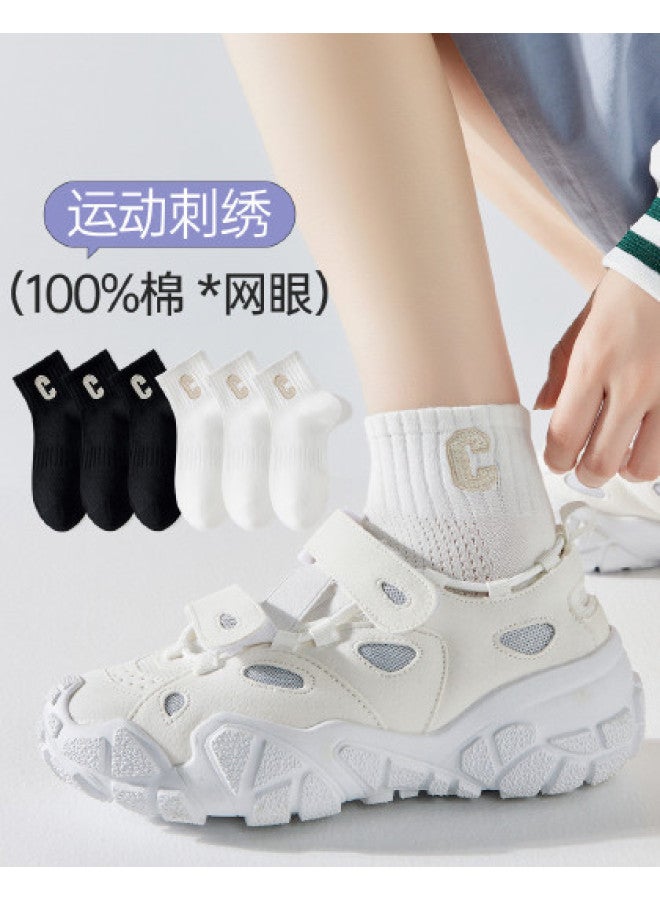 Fenton 6-pack Seamless Anti-odor Sports Low-cut Socks For Women - Summer Mesh Breathable Thin Socks - Image 1