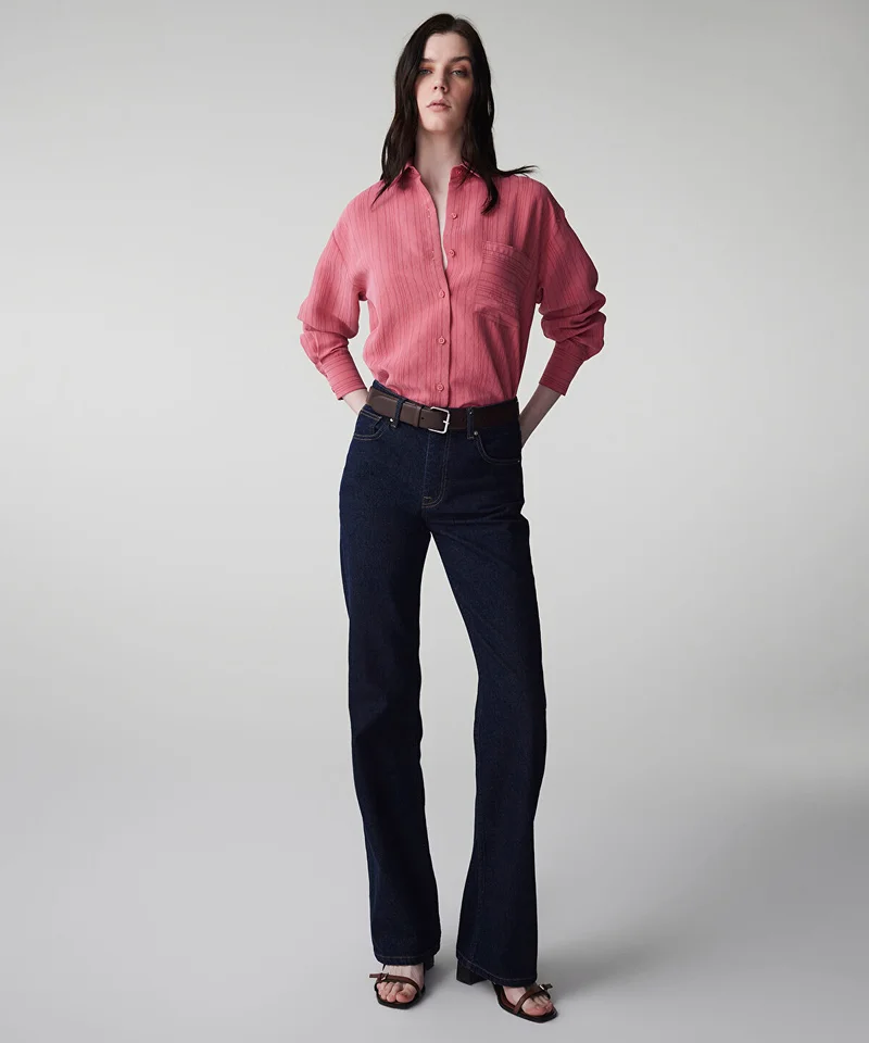 ابيكول Striped Jacquard Shirt