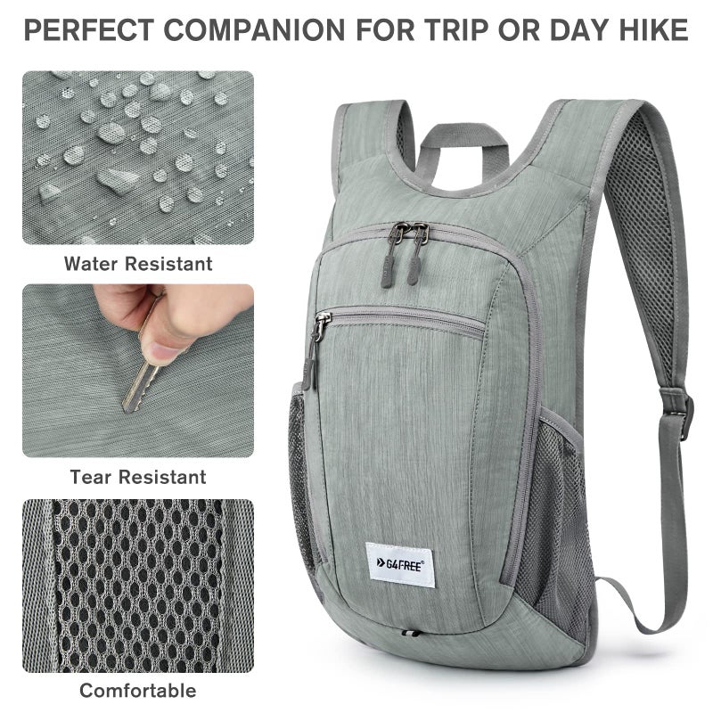G4Free 10L/15L Hiking Backpack Lightweight Packable Hiking Daypack Small Travel Outdoor Foldable Shoulder Bag - Image 5