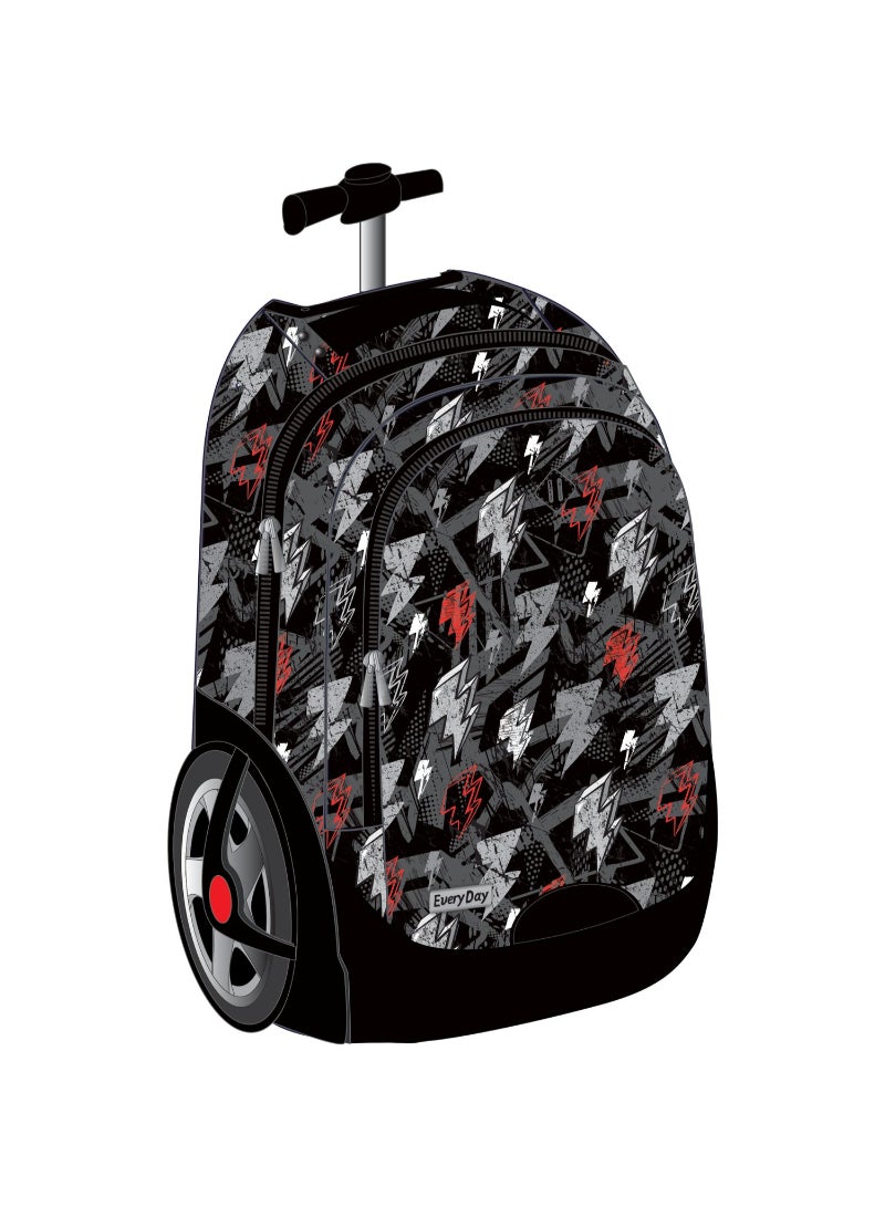 Every Day 3 in1 School Trolley 19 inch + Lunch Bag + Pencil Case FKEDS302303 3in1