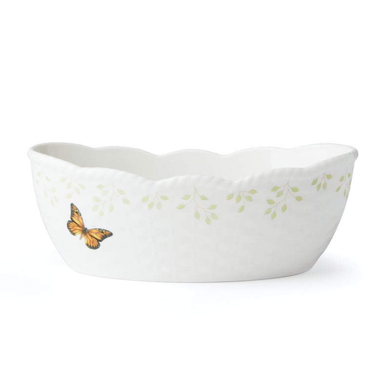 LENOX Lenox 894107 Butterfly Meadow Bread Basket Easter Serveware 