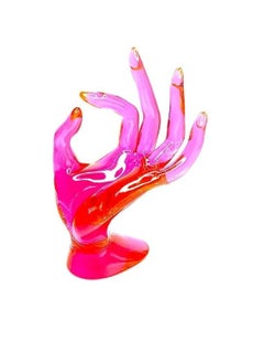 Elegant Jewelry Display Stand for Bracelets, Rings & Watches - Stylish Mannequin Organizer for Home & Store (Pink)