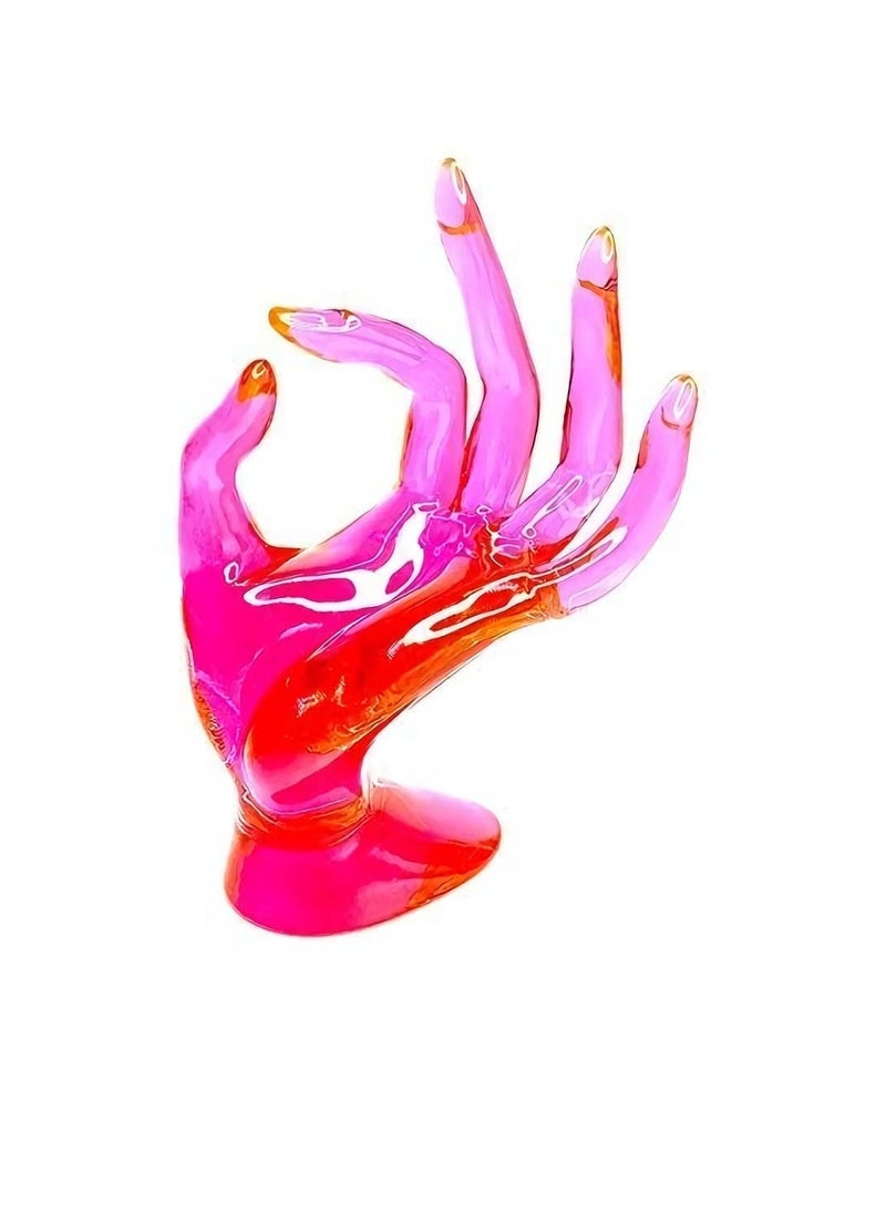 Generic - Elegant Jewelry Display Stand for Bracelets, Rings & Watches - Stylish Mannequin Organizer for Home & Store (Pink) - Image 1