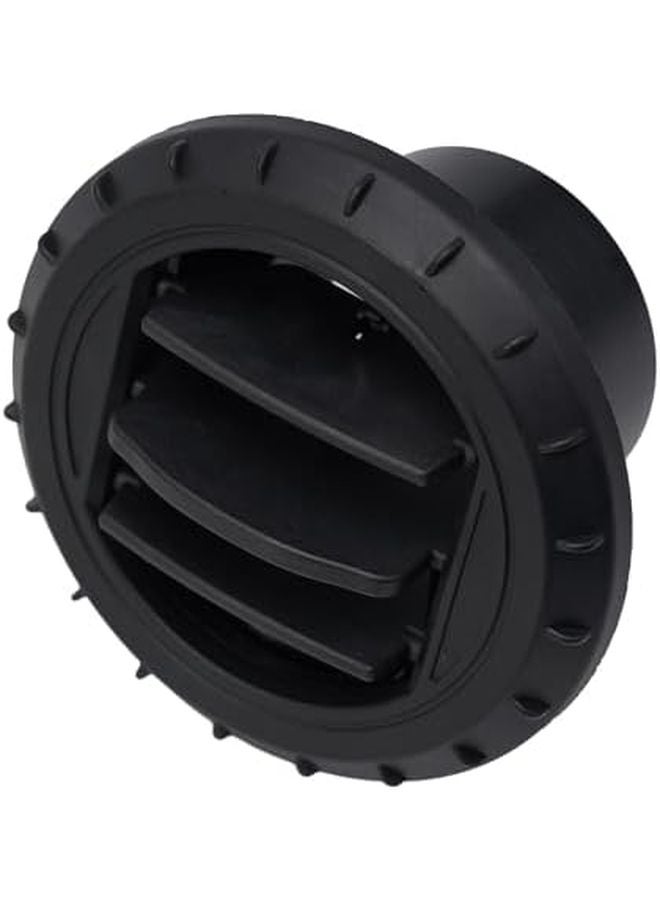 60mm Black Rotatable Warm Air Vent Outlet For Diesel Heater Duct AC Vent Pipe Easy Install - Image 4