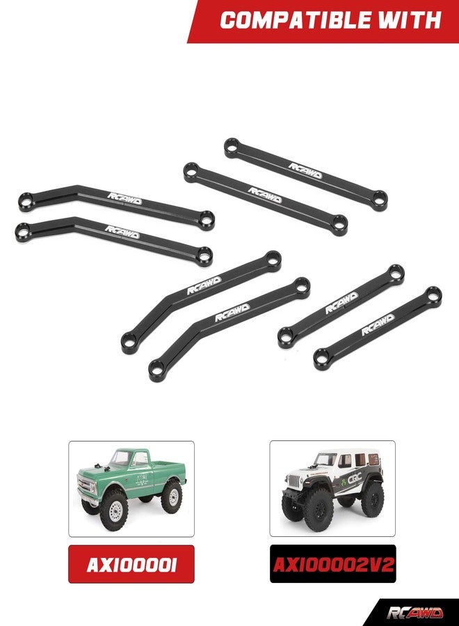 RCAWD Alloy SCX24 JLU High Clearance Links Set for Axial 1/24 SCX24 C10 Linkage Tie Rod AXI00001 AXI00002 Upgrade Parts - Image 2