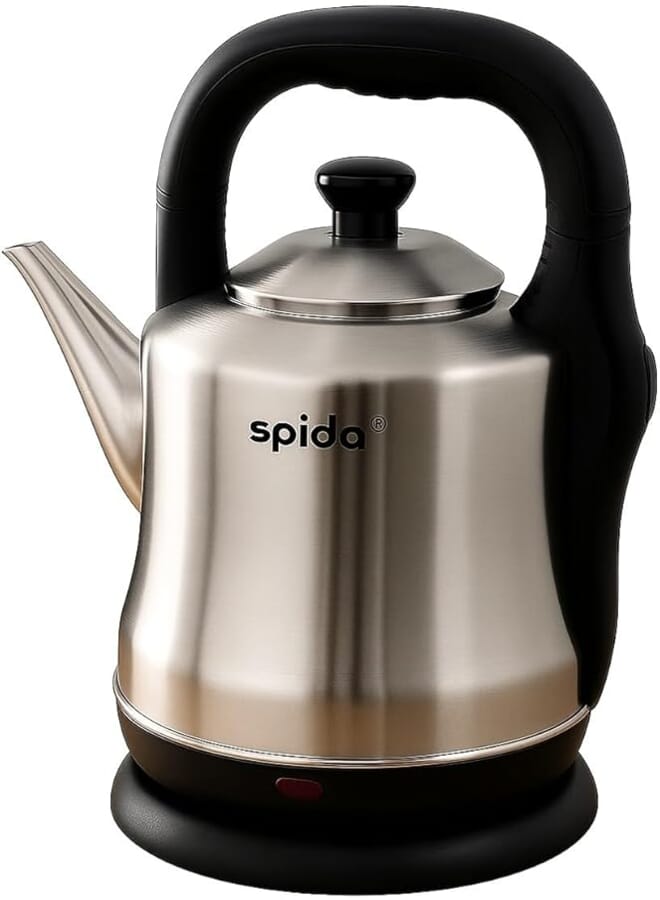 Spida SPD-DL5245 4L 2300W Electric Kettle – Full Stainless Steel, Large Capacity – Perfect for large families or offices.