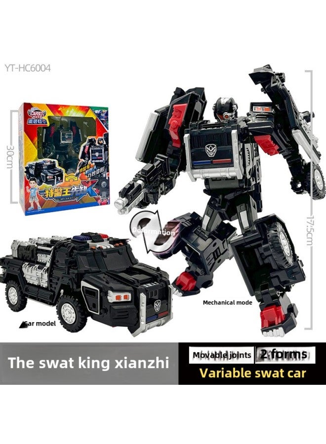 Kabao Car God Reload Return Fire King Driver Elite Edition Children's Classic Transforming Robot Boy Toy-Color:Kabao Car God-classic  - Image 1