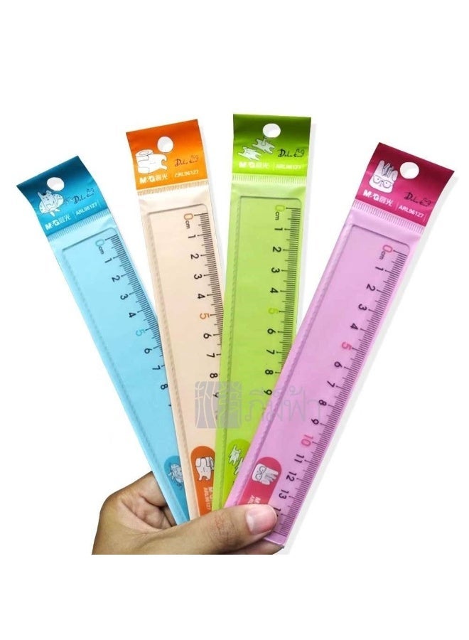 ام اند جي مسطره بلاستيك من ام اند جي 4 قطع - Image 1