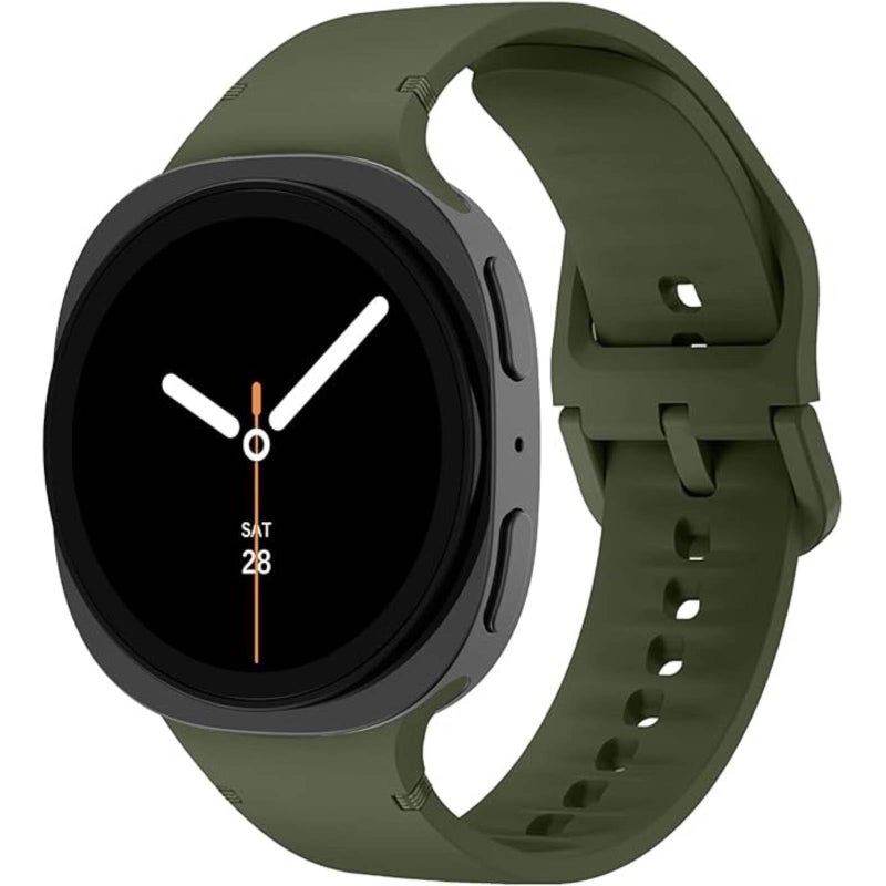 Vurtboly 22mm Soft Silicone Sport Strap Compatible with Samsung Galaxy Watch 8/8 Classic – No Gap One-Click Replacement Band - Image 2