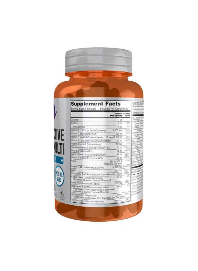 now Sports Nutrition, Men's Extreme Sports Multi with Free-Form Amino Acids, ZMA®, Tribulus, MCT Oil, and Herbal Extracts, 90 Softgels - Image 4