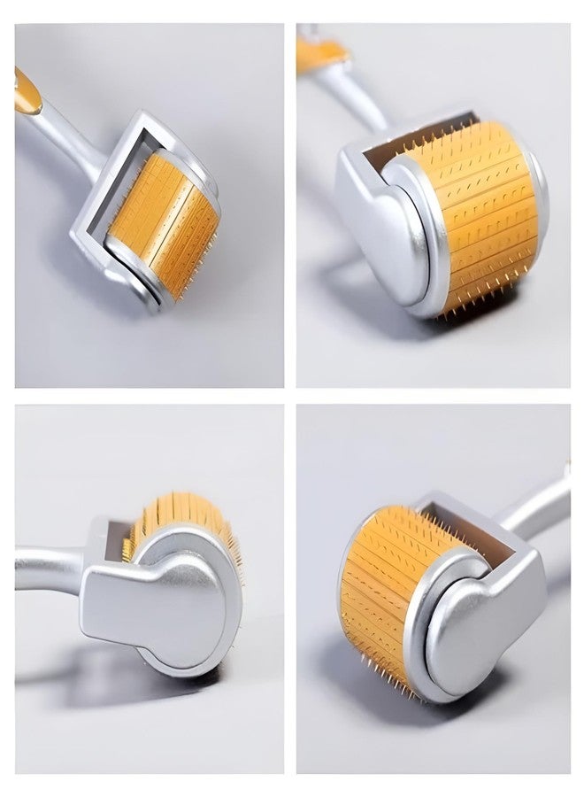 VENDLY ديرما رولر من فيندلي لنمو الشعر 0.5 مم مع 192 إبرة من التيتانيوم | لعلاج تساقط الشعر وتكثيفه | يقلل من آثار حب الشباب | آمن وفعال للاستخدام، يُصلح الشعر التالف، وينشط بصيلات الشعر - Image 5