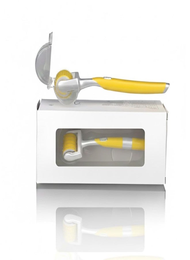 VENDLY ديرما رولر من فيندلي لنمو الشعر 0.5 مم مع 192 إبرة من التيتانيوم | لعلاج تساقط الشعر وتكثيفه | يقلل من آثار حب الشباب | آمن وفعال للاستخدام، يُصلح الشعر التالف، وينشط بصيلات الشعر - Image 1