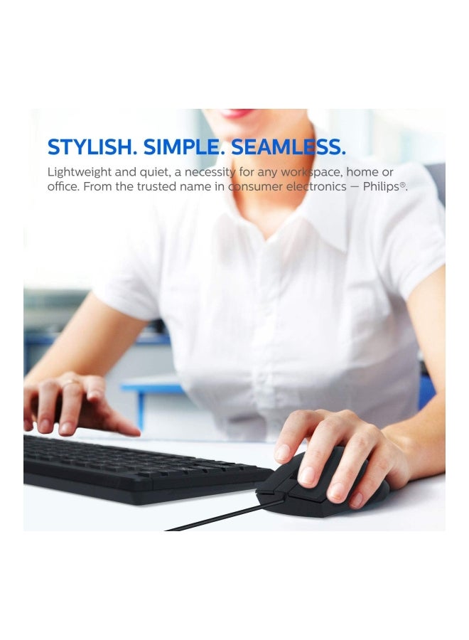 Philips Wireless Keyboard And Mouse Set Black - Image 3