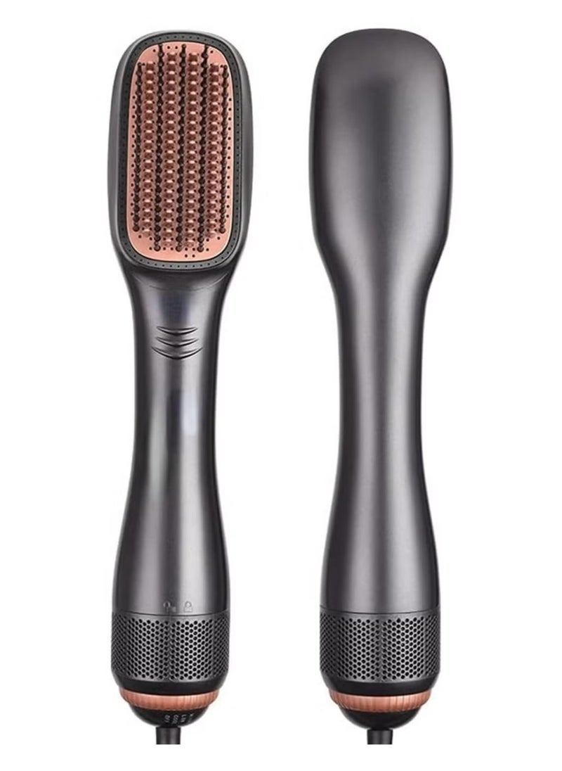 ELTRAZONE 2-in-1 Ionic Hair Dryer and Styling Brush for Fast Drying and Smoothing | Detangling Side Combs, Multiple Heat Settings & Cool Shot | Frizz Control, Volume Boost, Hot Air Brush for Straightening, Curling, Styling | Lightweight Blow Dryer Brush - Image 1